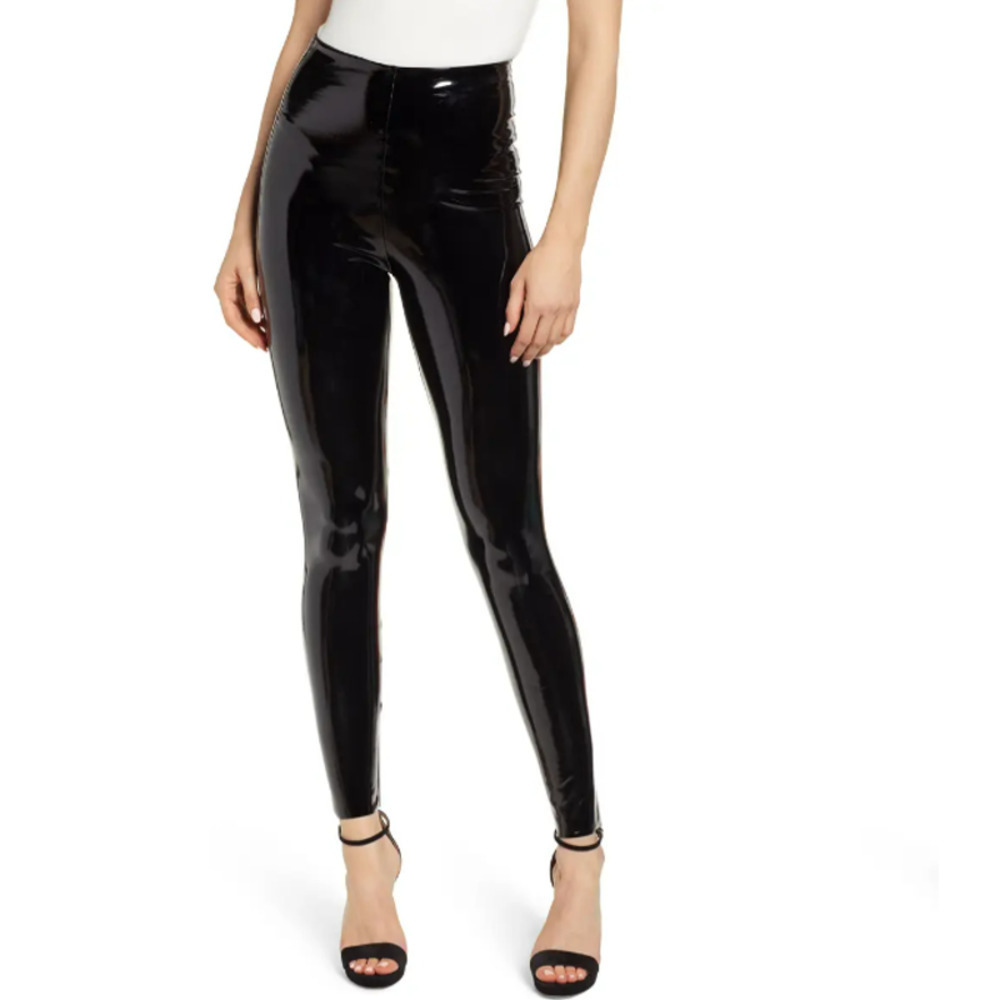 Commando Faux Patent Leather Leggings in Black Size Small NEW WITH TAGS